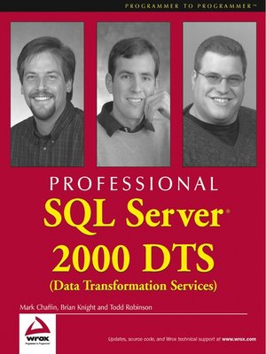 cover image of Professional SQL Server 2000 DTS (Data Transformation Services)